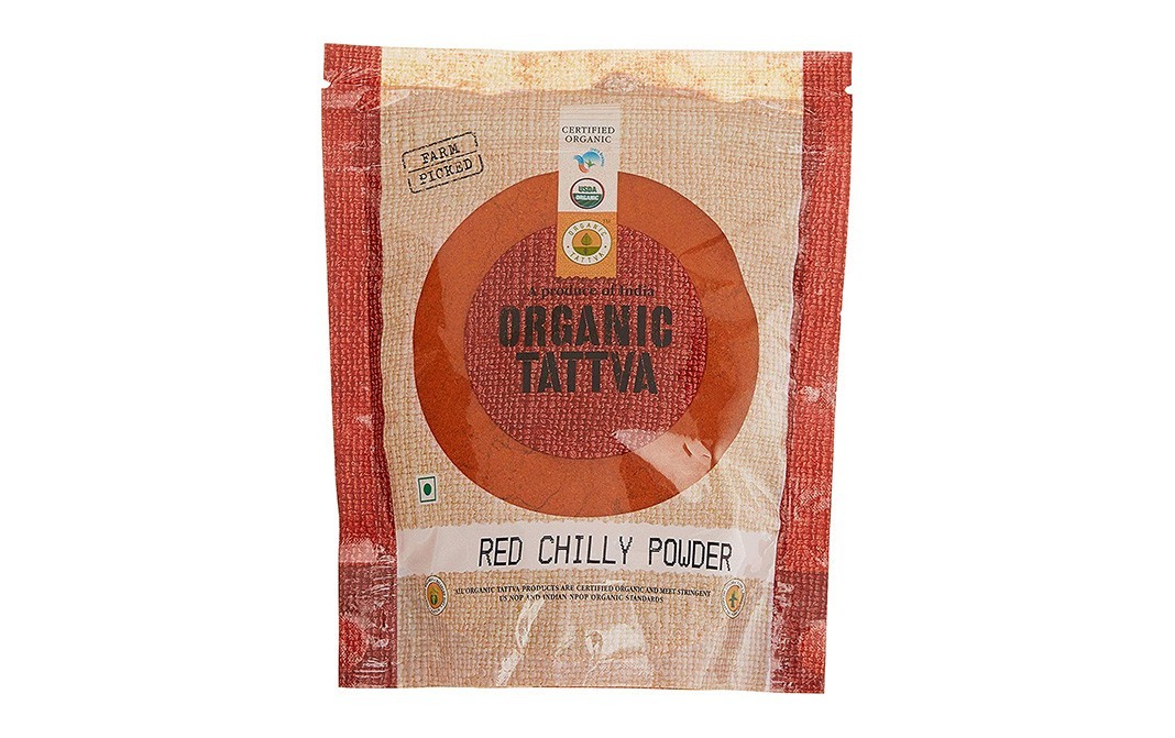 Organic Tattva Red Chilly Powder    Pack  200 grams
